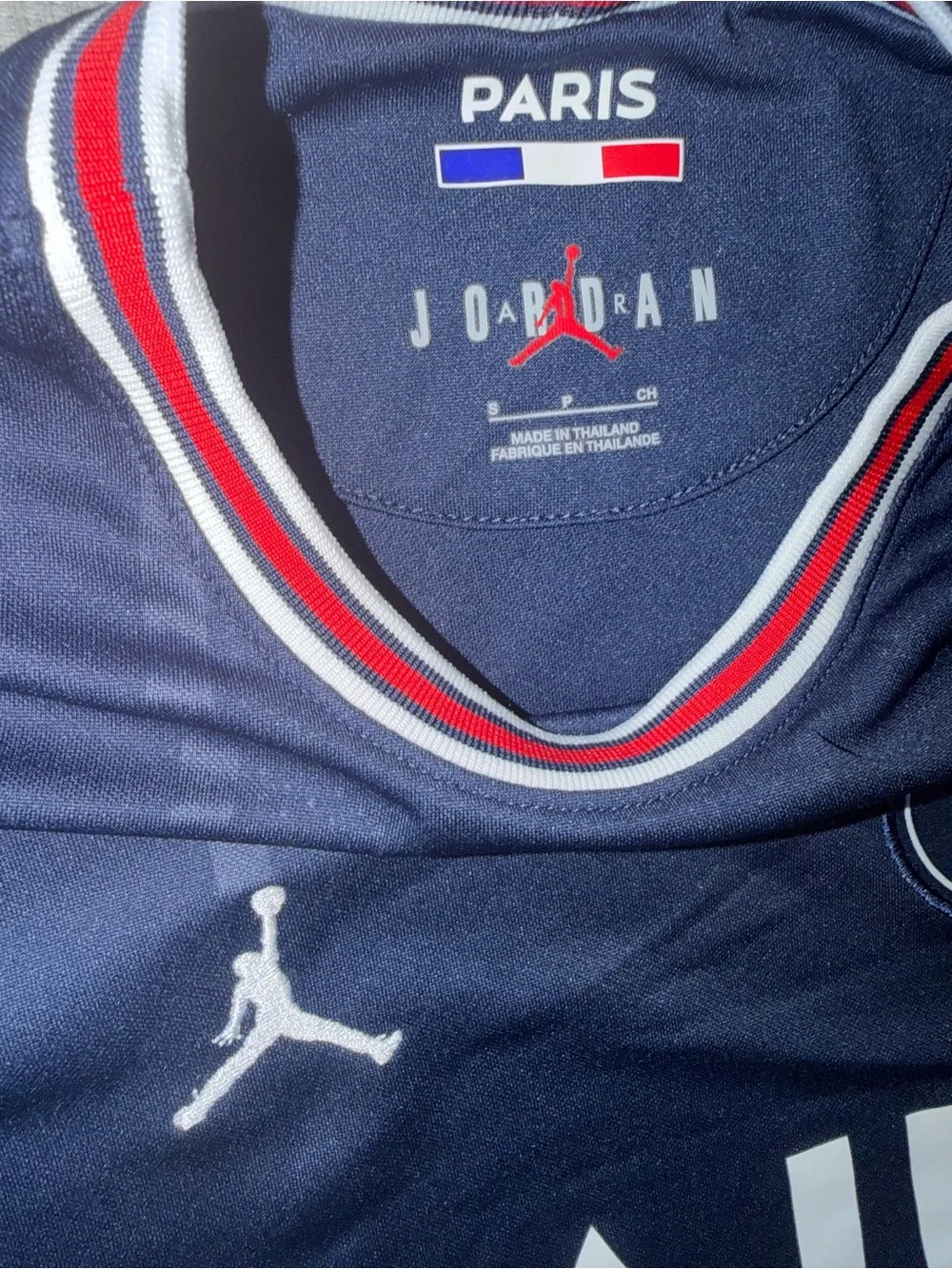 PSG Air Jordan Soccer Jersey Home Shirt Unisex Adult Small Paris Saint Germain